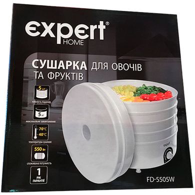 Сушка для овощей и фруктов EXPERT Home FD-5505W