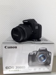 Фотоапарат Canon EOS 2000D BK 18-55