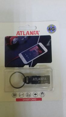 Флеш память USB ATLANFA AT-U2 4GB