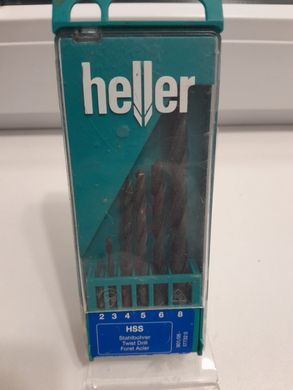 Набор инструментов Heller HSS-Super по металу 2/3/4/5/6/8 мм 6 шт