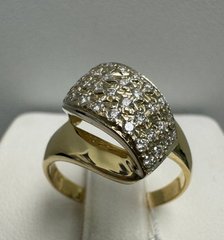 Золота каблучка з діамантами арт.00000068373