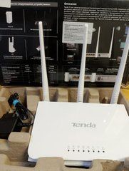 Бездротовий маршрутизатор (роутер) Tenda F3 WiFi4/ N300